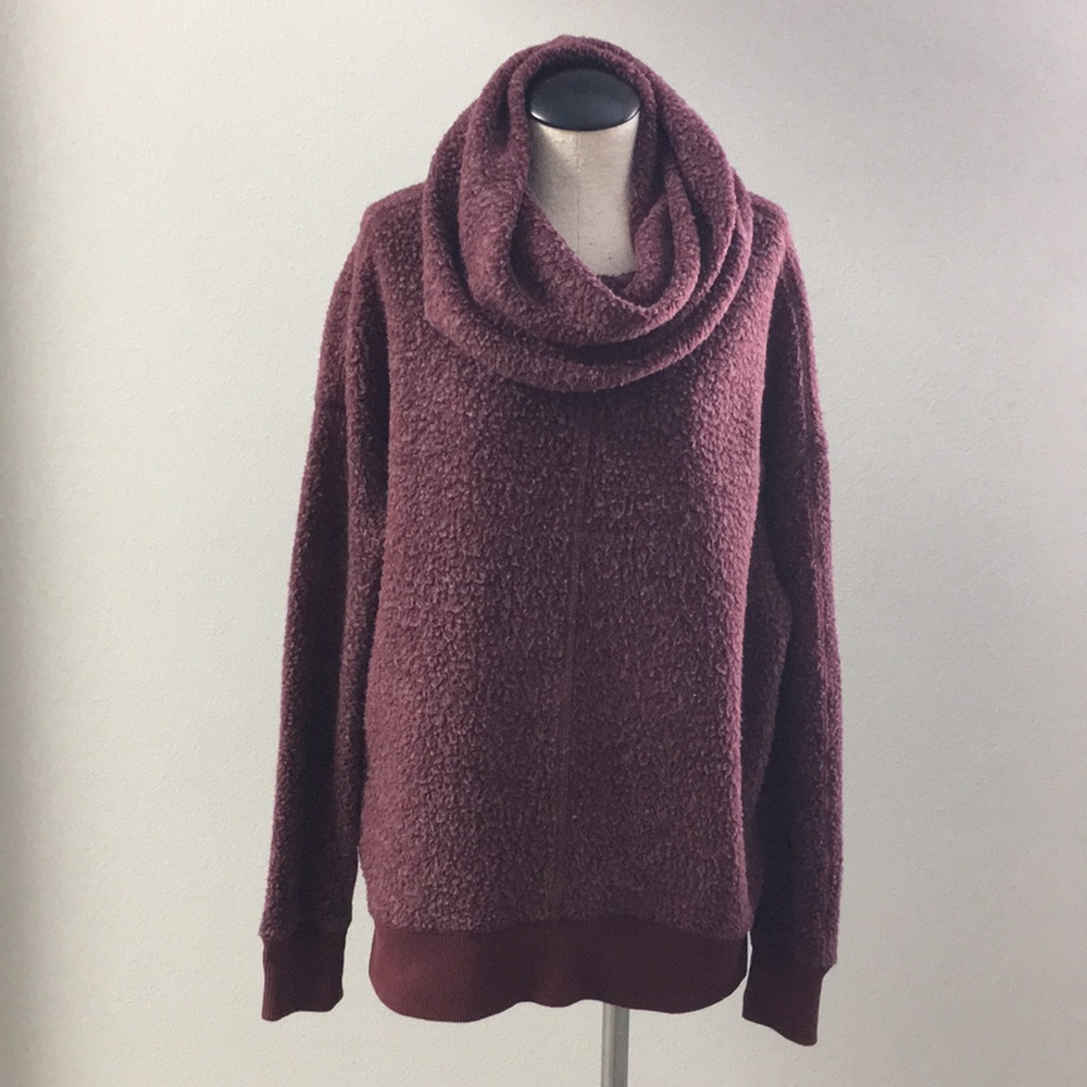 Abercrombie & Fitch Burgundy Cowl Sweatshirt